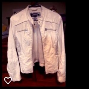 Daytrip White Leather Jacket